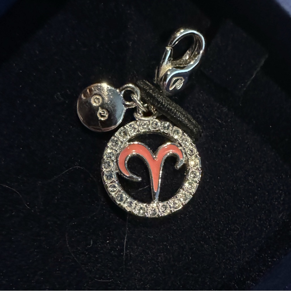 New in Box Aries Swarovski Pendant